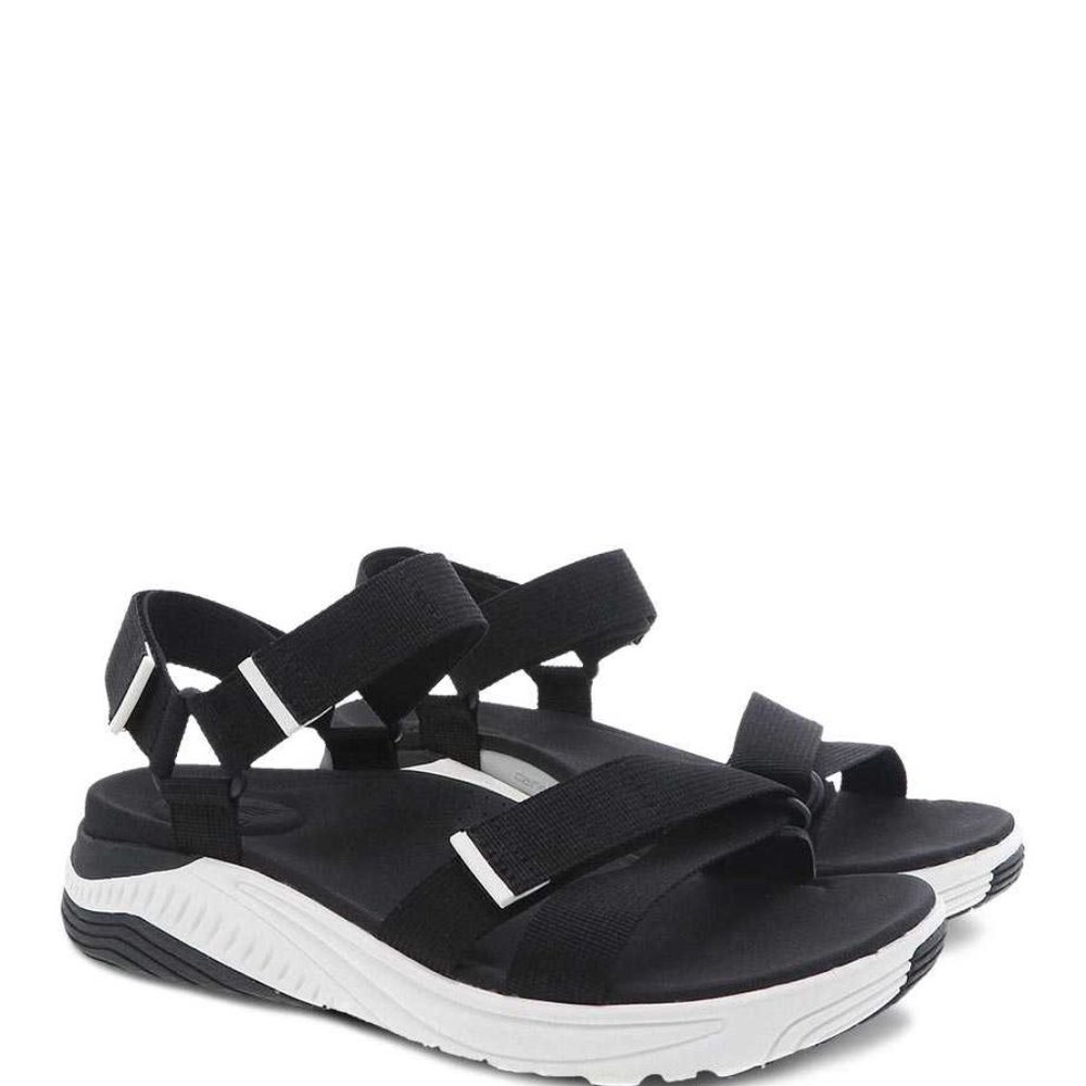 Dansko Racquel Sandal, Black, EU 40 (US Women's 9.5-10)